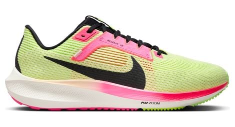 Nike air zoom pegasus 40 hakone yellow pink running shoes