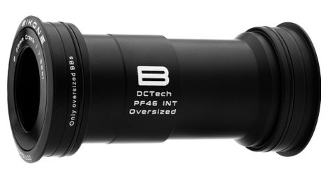 Boîtier de Pédalier Bikone DCTech PF46 (BB386/392 EVO) Oversized pour Sram DUB Noir