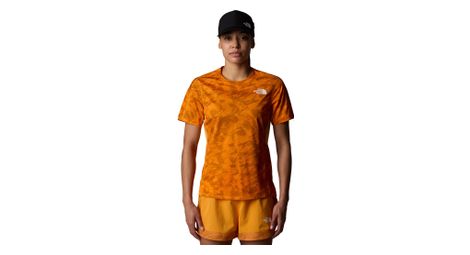 T-shirt technique femme the north face sunriser orange
