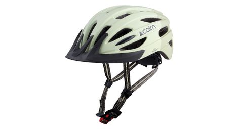 Casque Cairn Fusion Led USB Mat Gris/Vert Clair