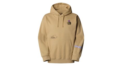 The north face mountain cleanup unisex oversized hoodie green