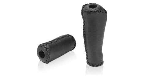 Paire de grips xlc gr-g11 rétro 135/92 mm noir