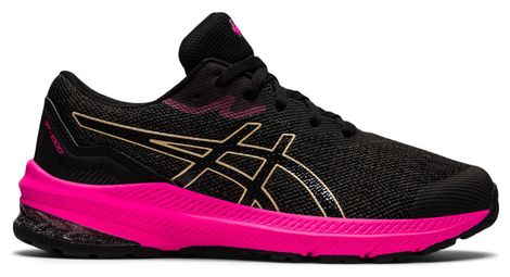 Chaussures de running Asics GT-1000 11 GS Noir Rose Enfant