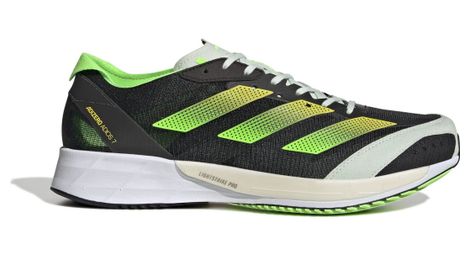 Chaussures Running adidas running adizero Adios 7 Noir Vert Jaune Homme