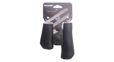 Edge grips leather - noir - 135/92mm (emballage détail)