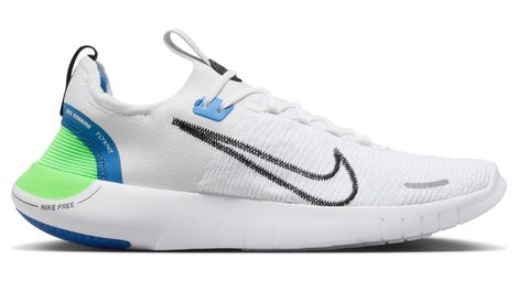 Zapatillas de running nike free run fkyknit next nature blanco azul verde 45.1/2