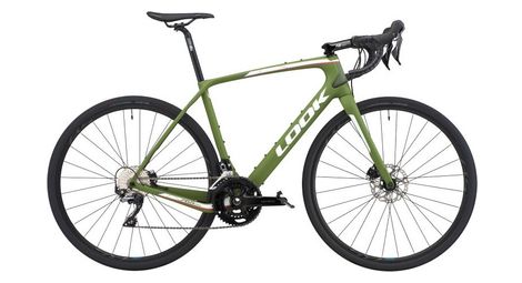Alfombrilla verde gravel bike look 765 gravel shimano grx 600 11v 700mm 2024