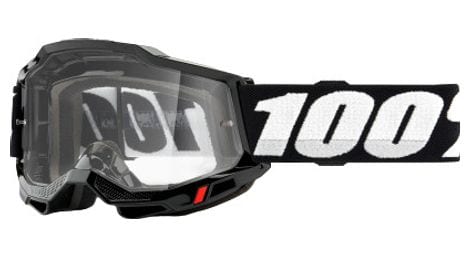 100% accuri 2 otg mask | black | clear glasses