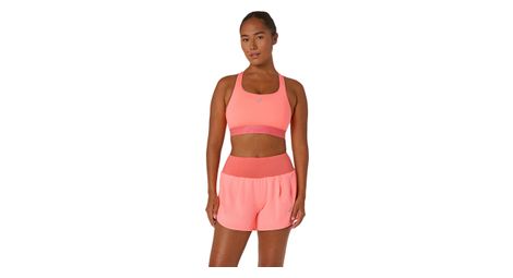 Sujetador Asics Road Compression Coral, Mujer