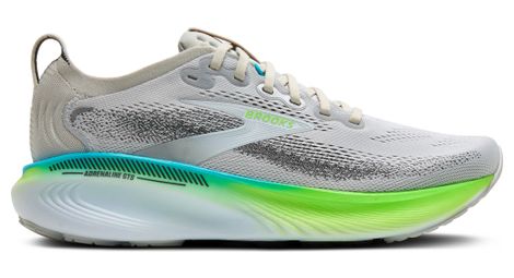 Chaussures Running Brooks Adrenaline GTS 25 Gris/Vert/Bleu Homme