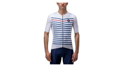 LeBram Training Core Kurzarm-Shirt, weiß, im Matrosen-Stil