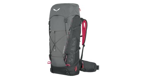 Damen-Wanderrucksack Salewa Alptrek 38+5L Grau/Rosa Fluo