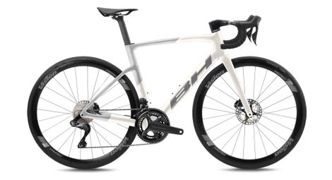 Bicicleta de carretera bh rs1 4.5 shimano ultegra di2 12v 700 mm blanco/gris 2023 xs / 145-164 cm