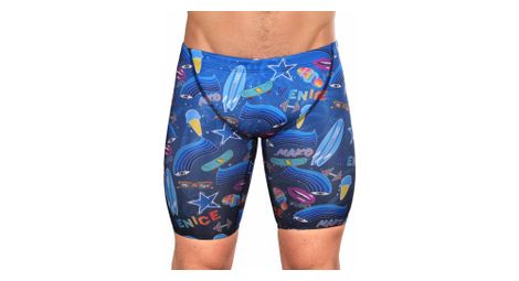 Badehose boxer mako jammer venice night blau / mehrfarbig 90 cm