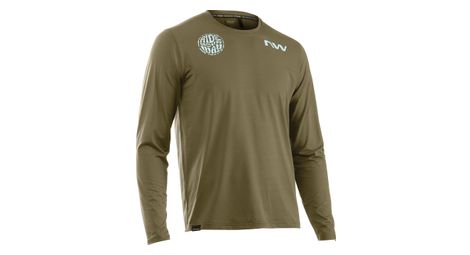 Northwave xtrail 2 khaki long sleeve jersey