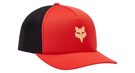 Gorra fox trucker boundarypara mujer naranja