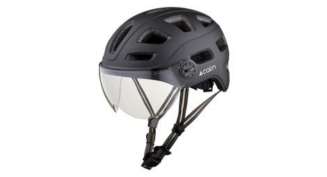Casque ville cairn quartz visor mat noir