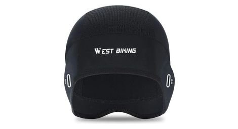 Bonnet d'Eté Refroidissant en Soie Glacée Noir