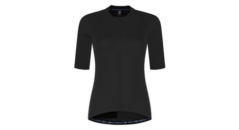 Maillot manches courtes vélo rogelli essential ii noir femme
