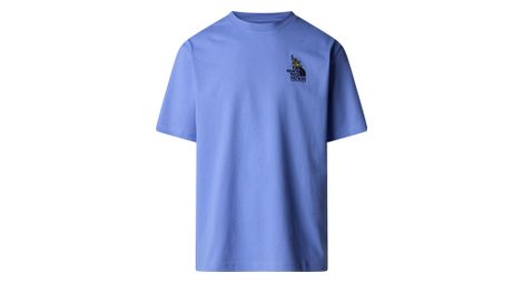Camiseta the north face clean trails oversize unisex azul