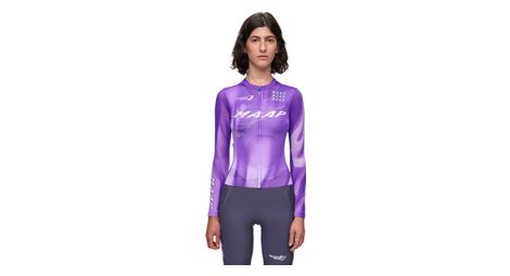 Maillot de manga larga Maap WorldTour 26 Pro Air 3.0 morado para mujer