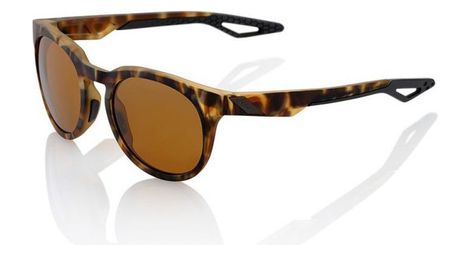 Paire de lunettes 100 campo soft tact havana marron ecran peakpolar bronze