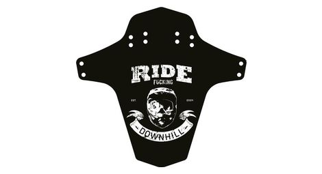 Front fender reverse ride fucking downhill black / white