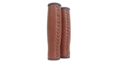 Edge grips city cuir - 135/135mm - marron foncé