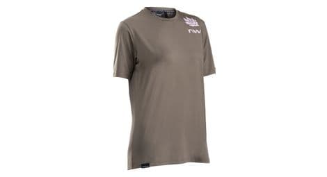 Maillot manches courtes femme northwave xtrail 2 marron