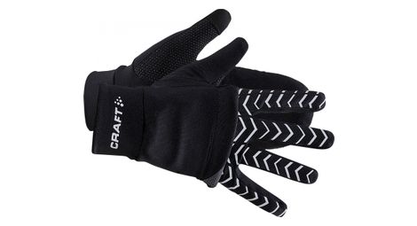 Craft adv lumen hybrid fleece mitones guantes negro unisex