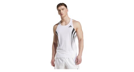 Débardeur adidas performance adizero archive blanc homme