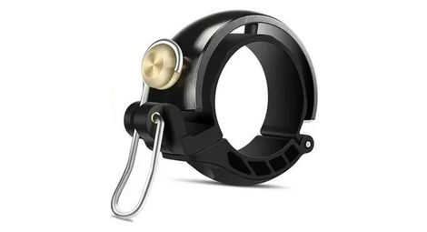 Sonnette de vélo design circulaire en cuivre - noir