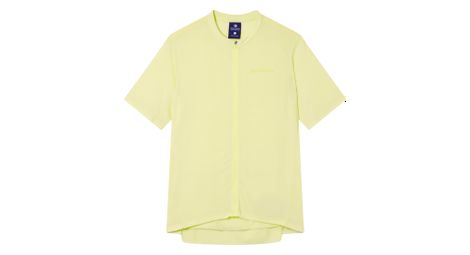 Camiseta de manga corta Endura Loop Full Zip amarilla para hombre