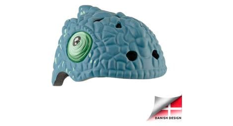 Casque de vélo pour enfants | caméléon bleu foncé| crazy safety| certifié en1078