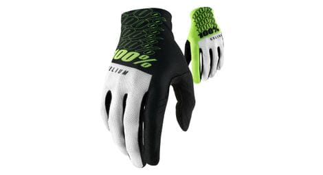 Gants longs 100% celium jaune fluo/noir