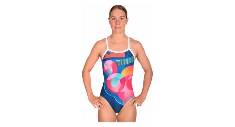 Mako damen badeanzug nereid flamingo blau / mehrfarbig 38 fr