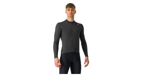 Maillot térmico de manga larga castelli espresso negro