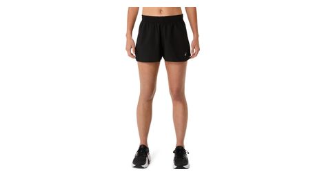 Asics core run schwarz damen split shorts