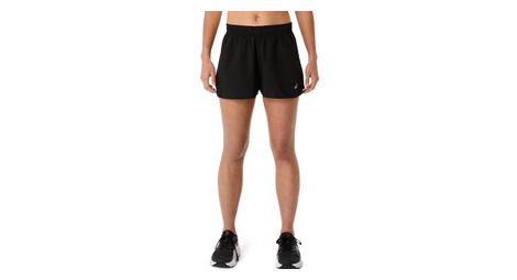 asics core run black women s split shorts