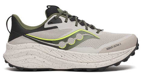 Scarpe da trail saucony xodus ultra 3 grigio/nero uomo