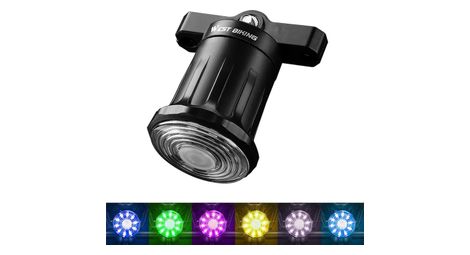 Feu arrière de vélo LED coloré et lumineux - Installation sous la selle