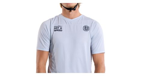 Maillot de manga corta troy lee designs skyline gris