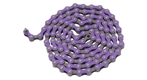 Bmx chaine violet 1/2 x1/8  acier khebikes