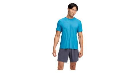 men s blue hoka airolite 2 0 short sleeve jersey