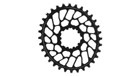 Absoluteblack corona stretta larga ovale mono super boost a montaggio diretto per pedivelle sram 12 s nera