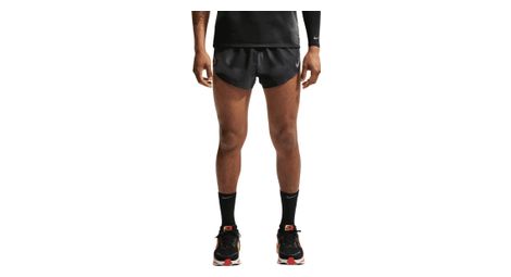 Pantalones cortos Nike AeroSwift con abertura lateral, negros, para hombre