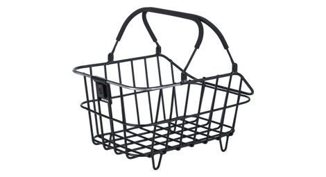 Basil cento alu multi system led portabici posteriore nero