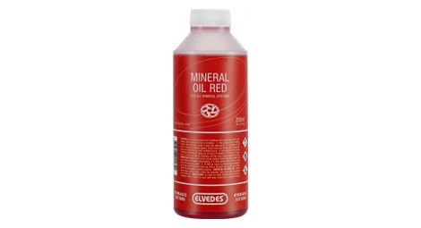 Huile minerale elvedes pour systeme hydraulique 250 ml rouge shimano
