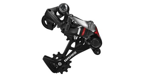 Deragliatore posteriore sram x01 1x11v nero/rosso