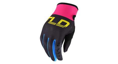 Gants femme troy lee designs gp noir/jaune